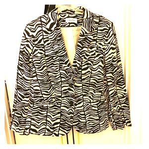 Zebra Print Women’s Blazer